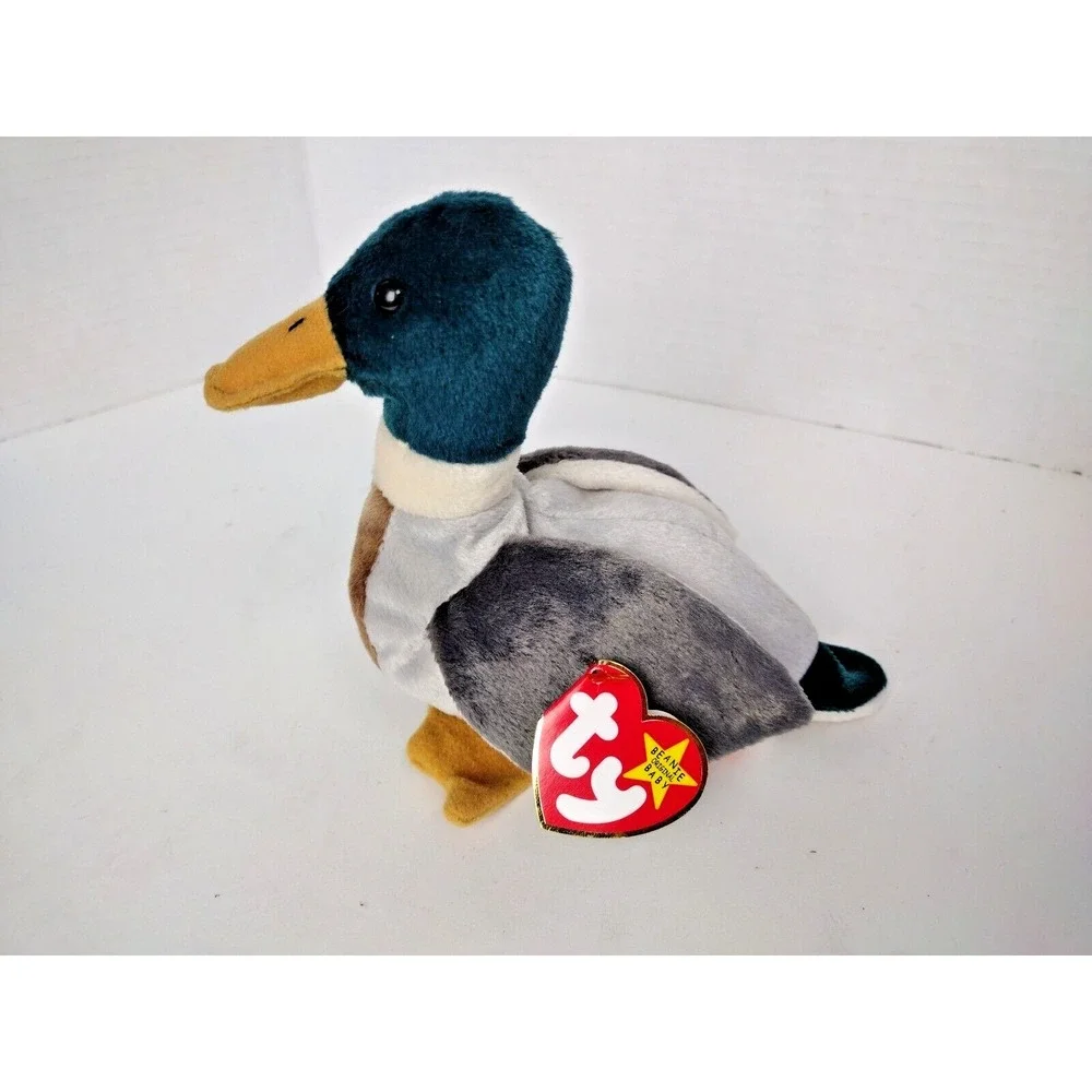 Ty Beanie Baby Jake The Mallard Drake Duck, 1997 1998 Error Tags